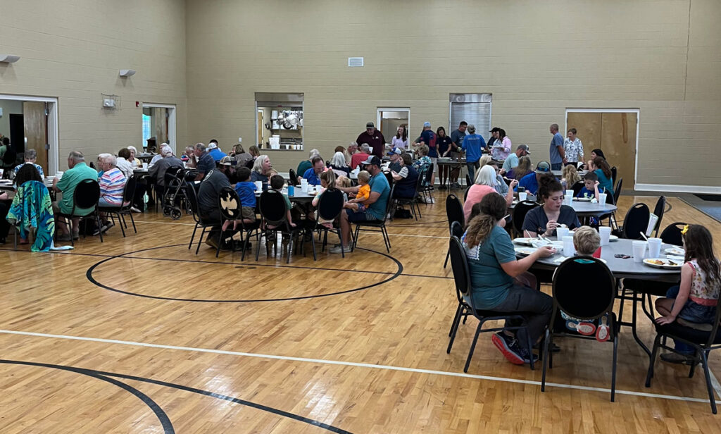 Wednesday evening meal at Double Springs Baptist Church