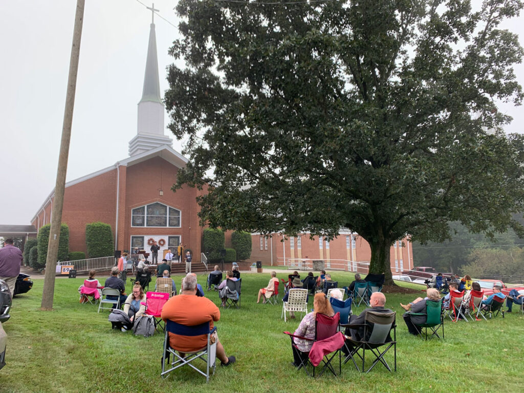 Church services during Covid lockdown